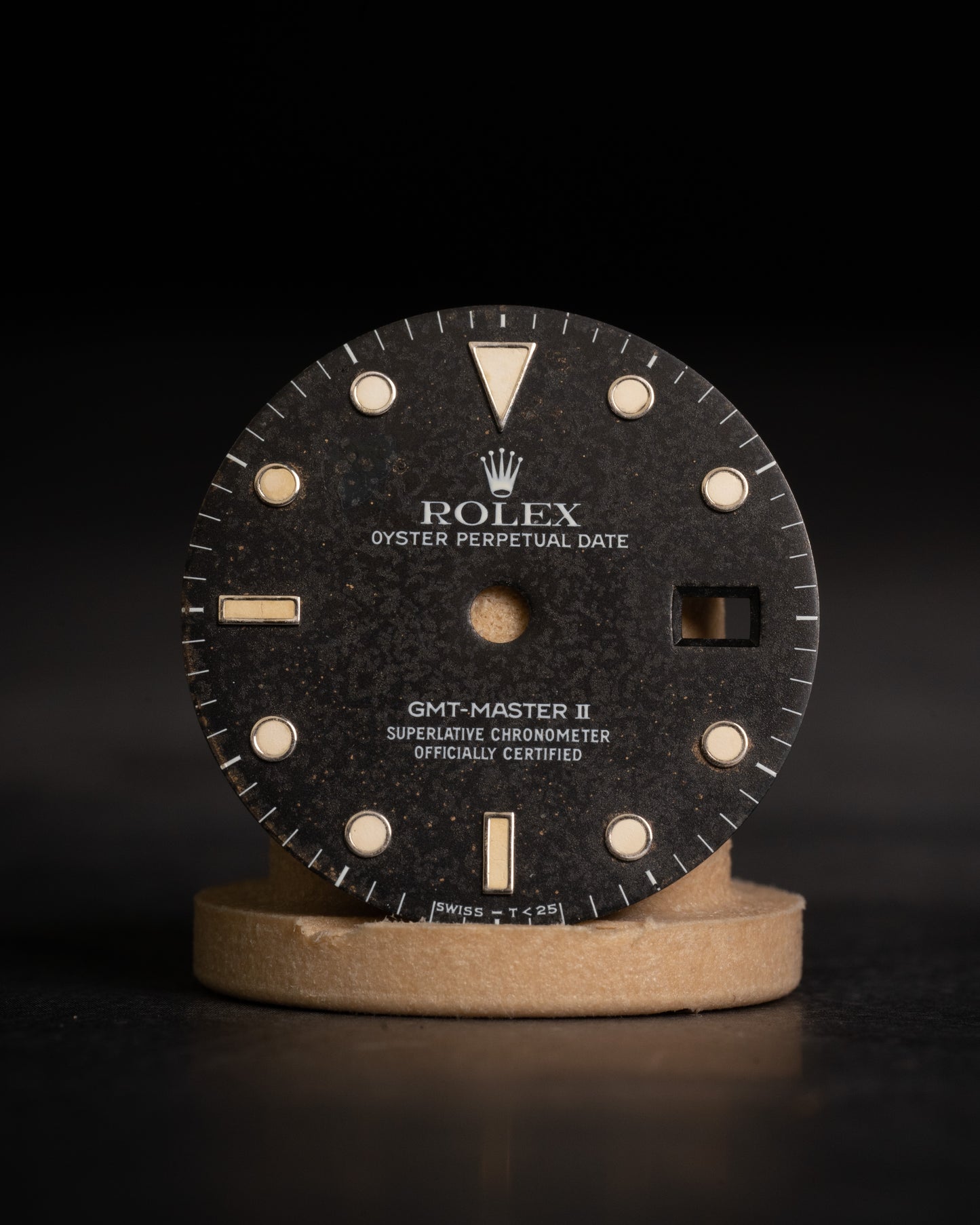 Rolex tropical matte faded dial for GMT-Master 16710 Tritium