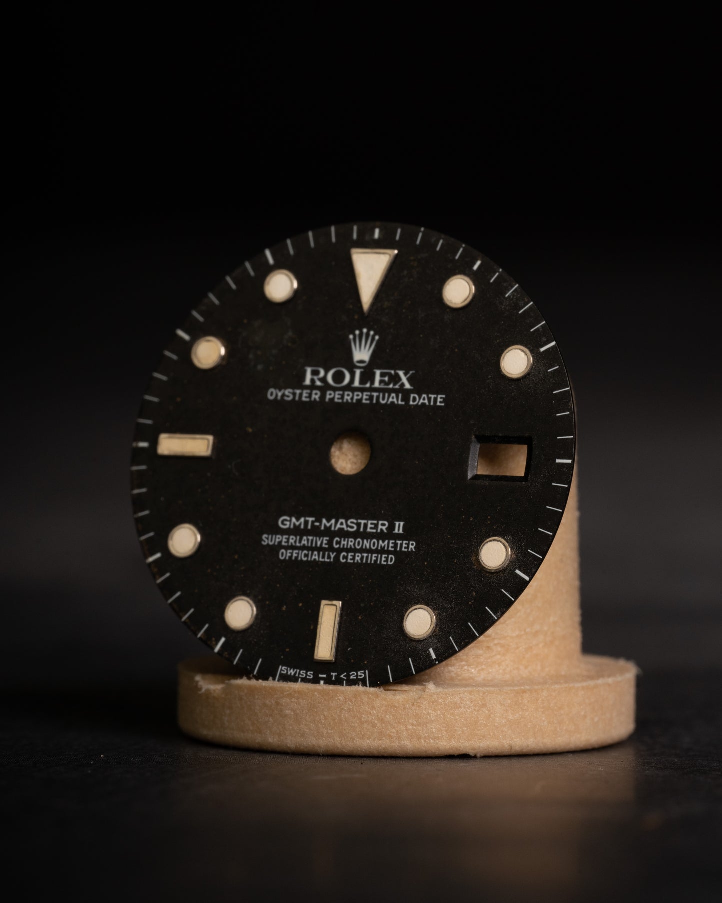 Rolex tropical matte faded dial for GMT-Master 16710 Tritium