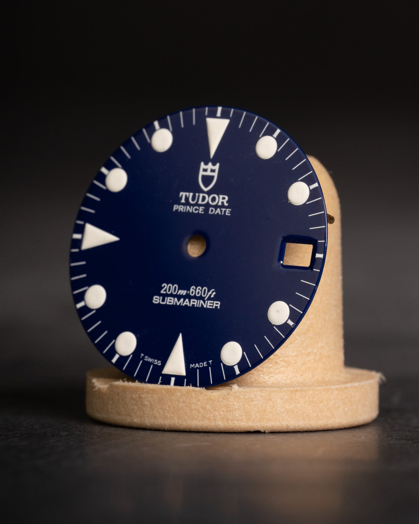 Tudor Zifferblatt blau glanz für Submariner 79090 Tritium