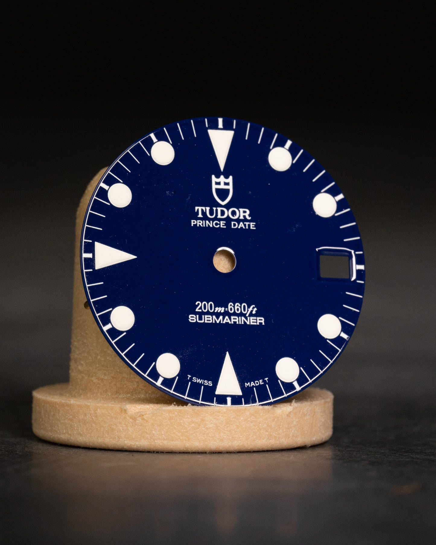 Tudor Zifferblatt blau glanz für Submariner 79090 Tritium