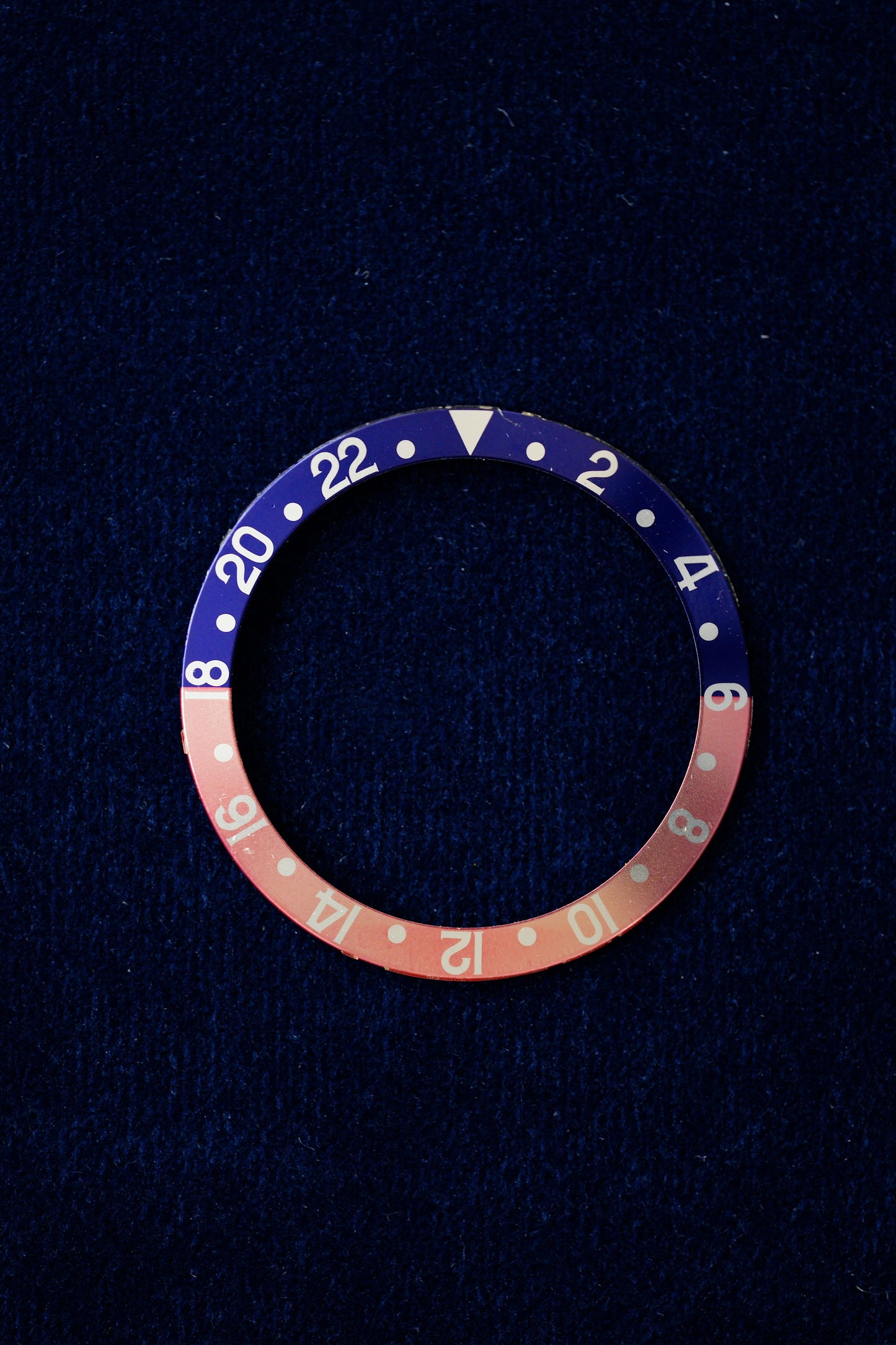 Rolex Fat Font Faded Serif Insert / Inlay Pepsi version for GMT-Master 16700 / 16710 / 16760