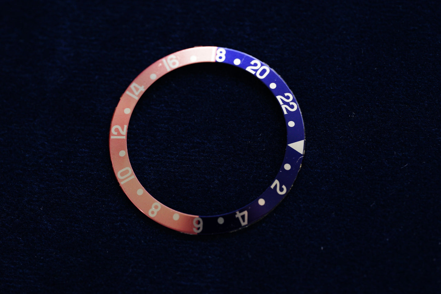 Rolex Fat Font Faded Serif Insert / Inlay Pepsi version for GMT-Master 16700 / 16710 / 16760