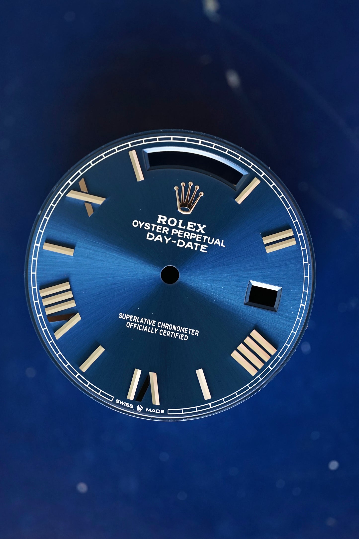 Rolex "blue roman" Zifferblatt für Day-Date 40 mm 228239 | 228206 | 228349 und andere