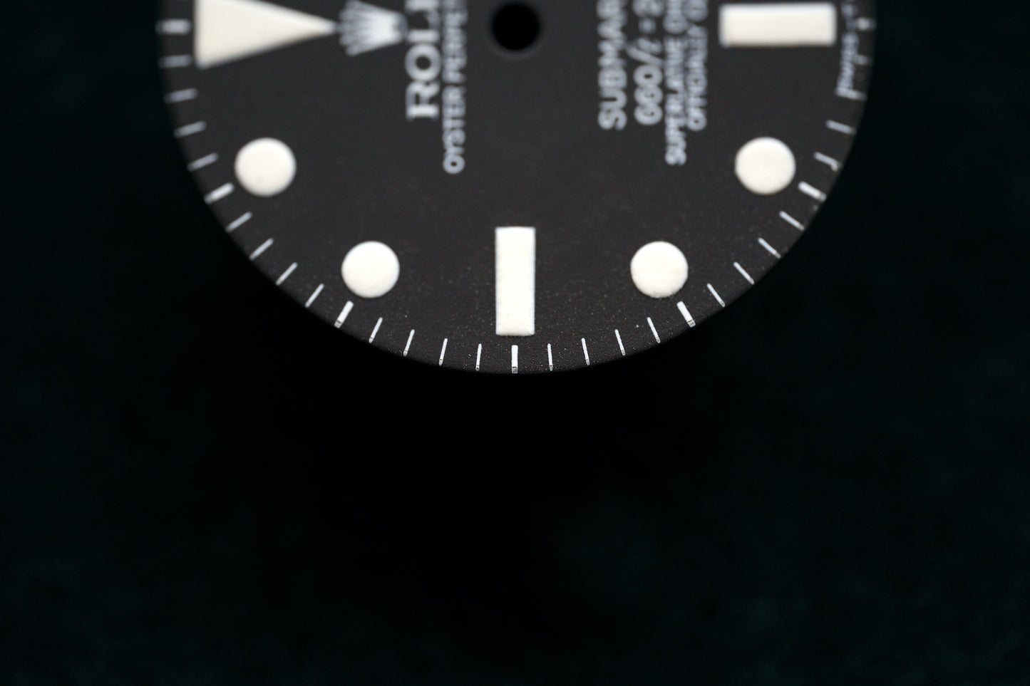 Rolex matte dial for Submariner 1680 Tritium 