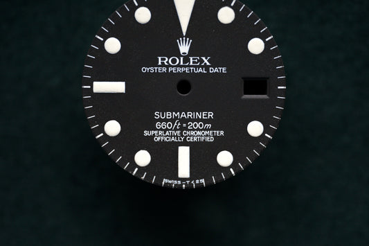 Rolex matte dial for Submariner 1680 Tritium 