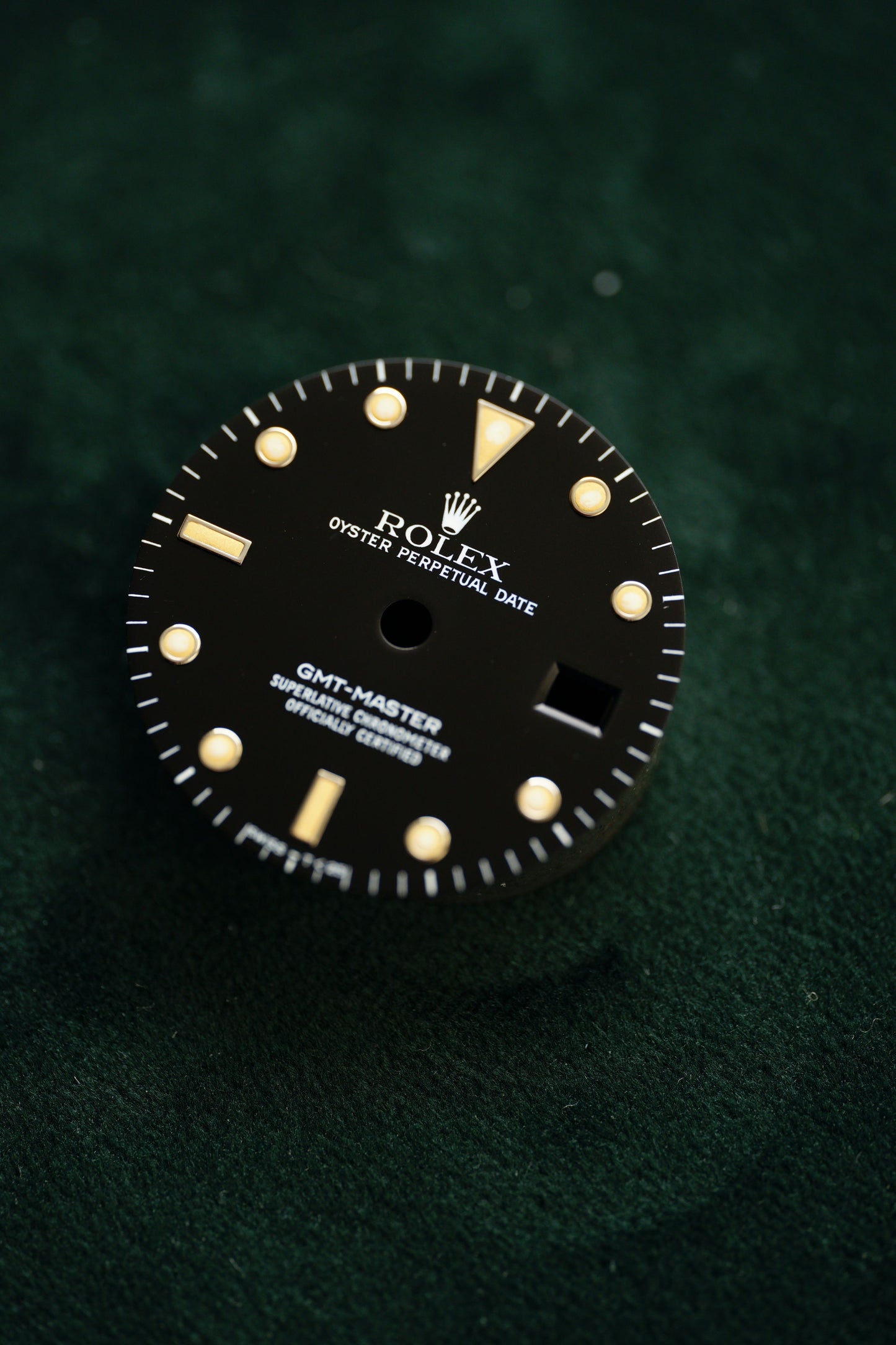 Rolex dial for GMT-Master 16750 & 16700 Tritium Patina