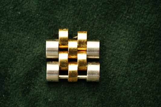 2 Rolex Jubilee Bandglieder 15,4 mm Stahl / 18kt. Gelb Gold