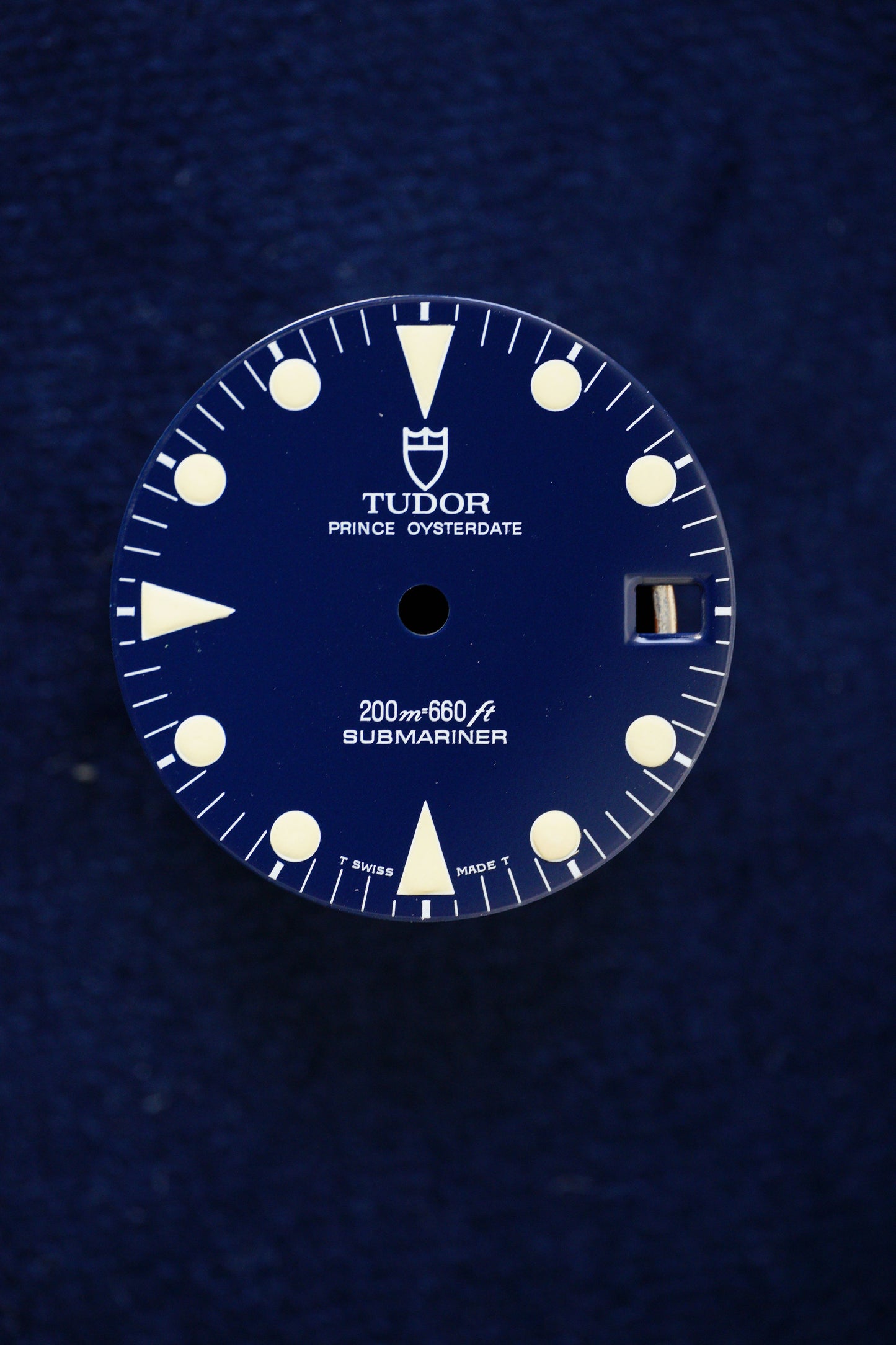 Tudor Blue Gloss Dial for Submariner 79090 Tritium