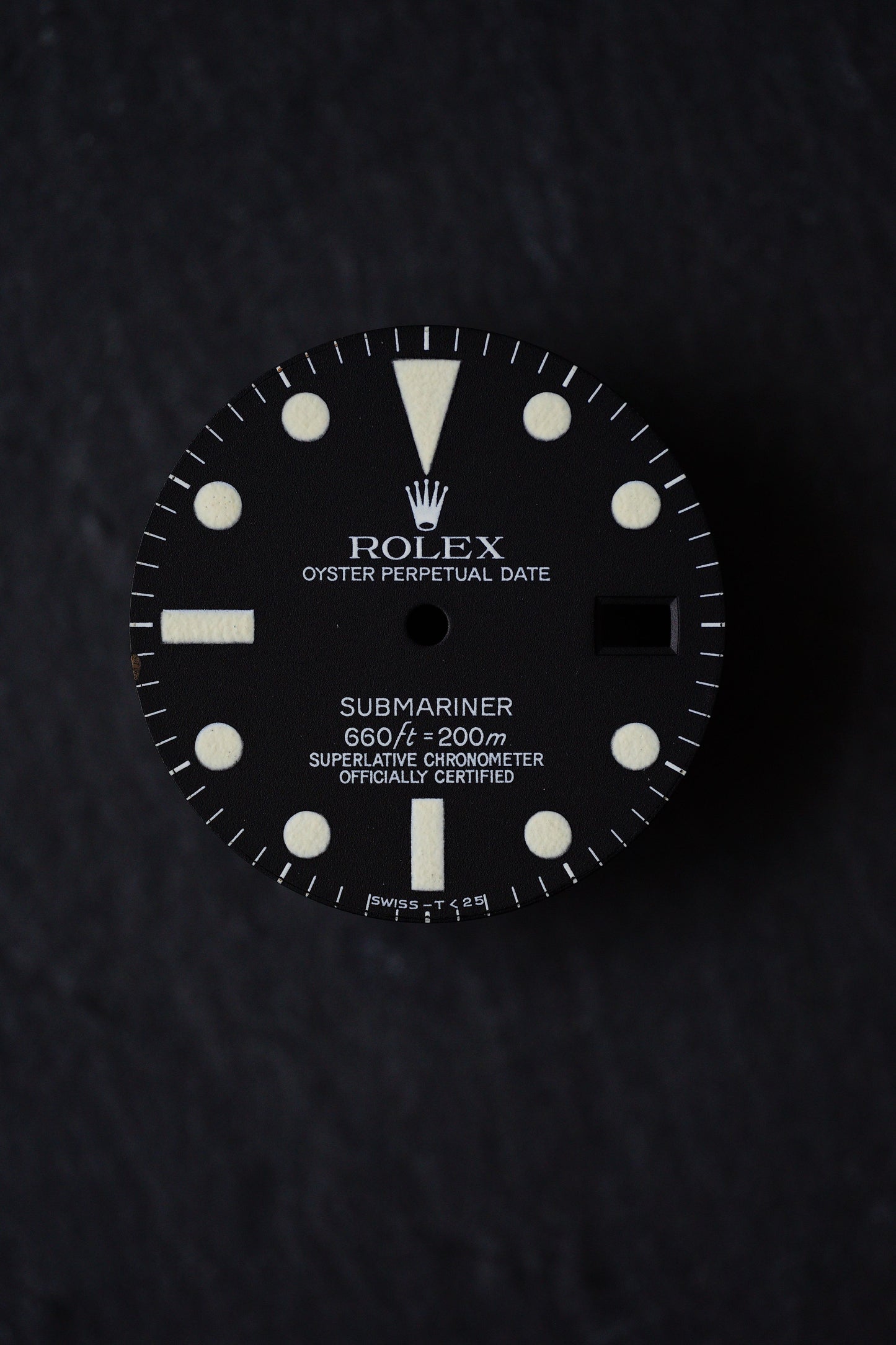 Rolex Dial MKIV Version for Submariner 1680 Tritium Service Dial