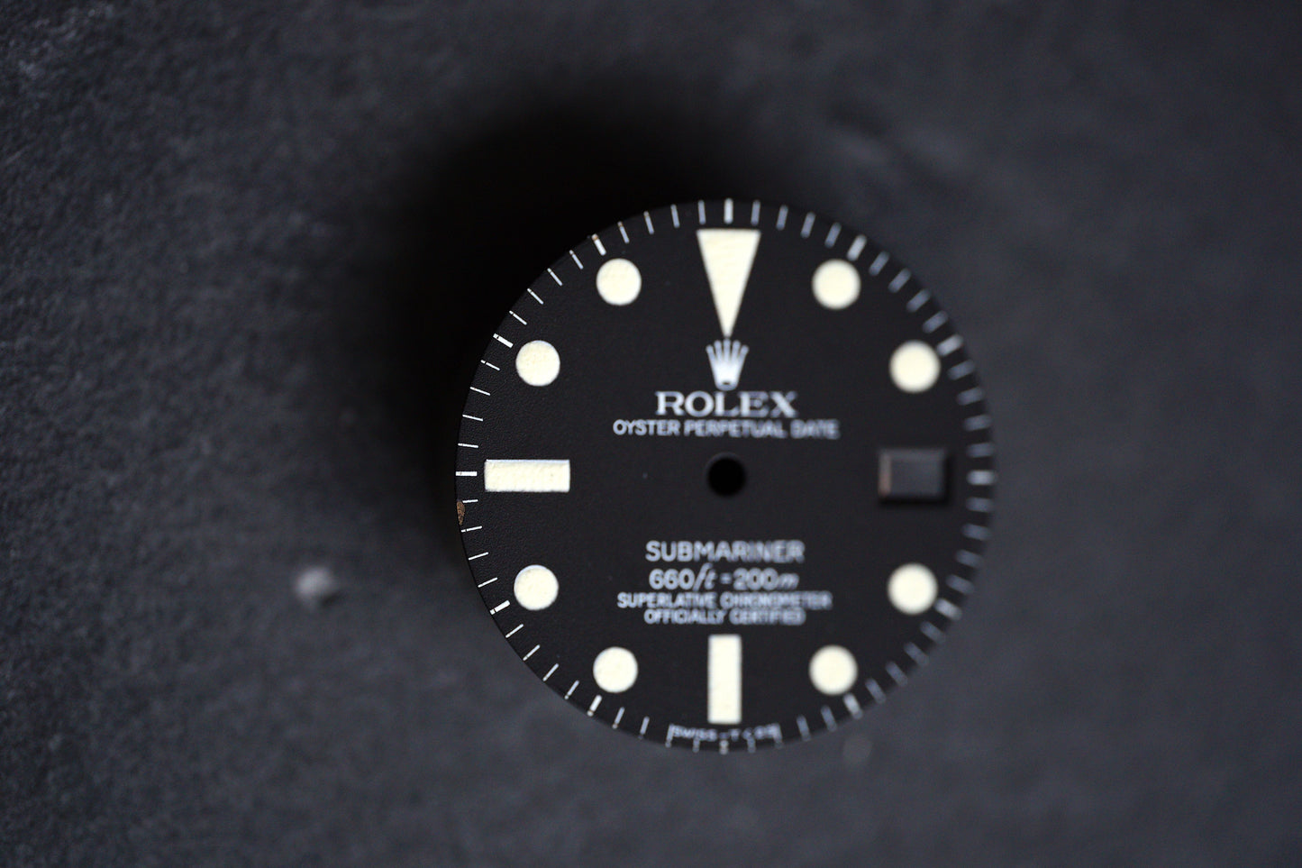 Rolex Dial MKIV Version for Submariner 1680 Tritium Service Dial