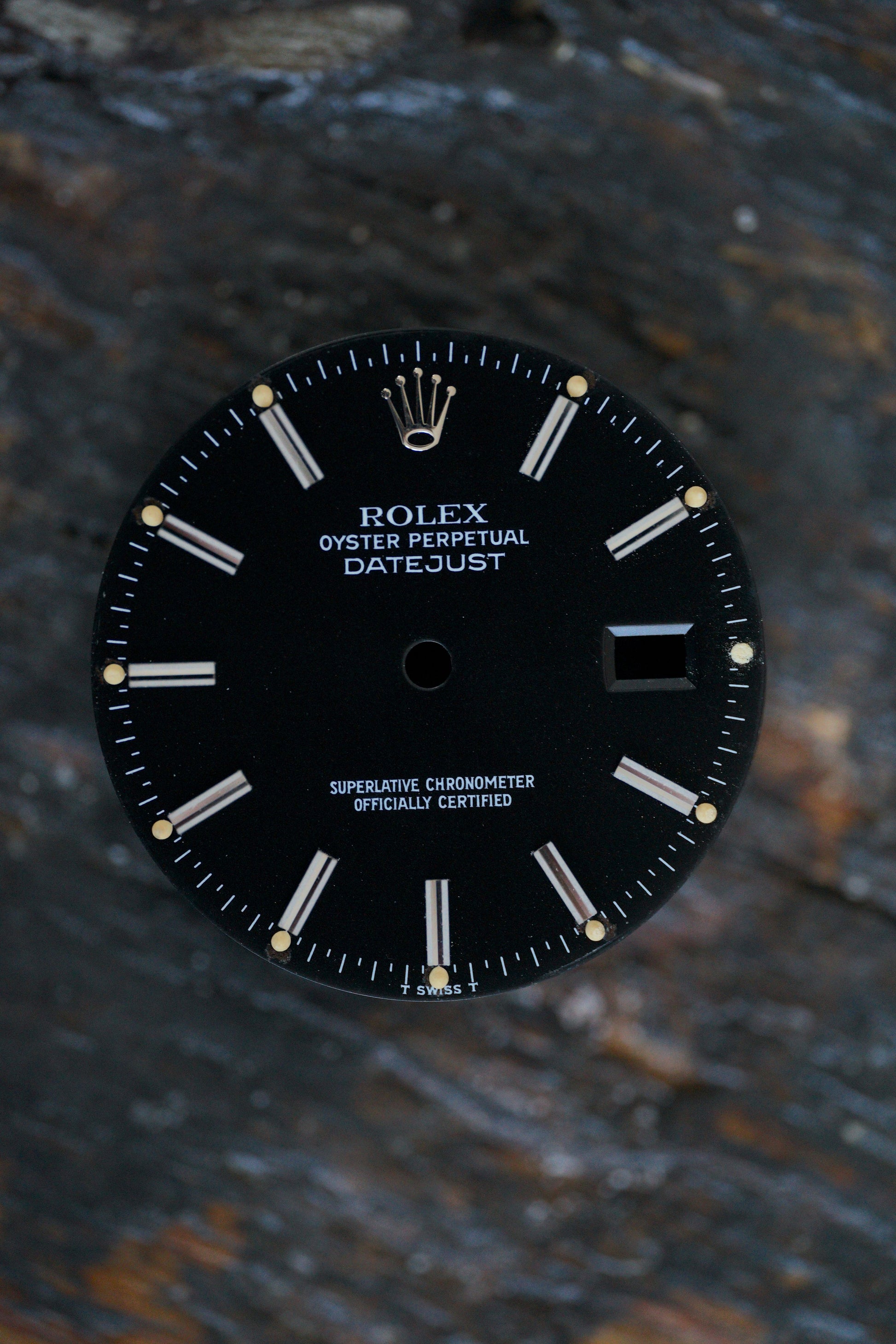 Datejust Rolex Tritium Zifferblatt Rolex Schwarzes Zifferblatt Für