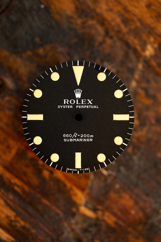 Rolex matte dial Serif /  Seriph version for Submariner 5513 tritium
