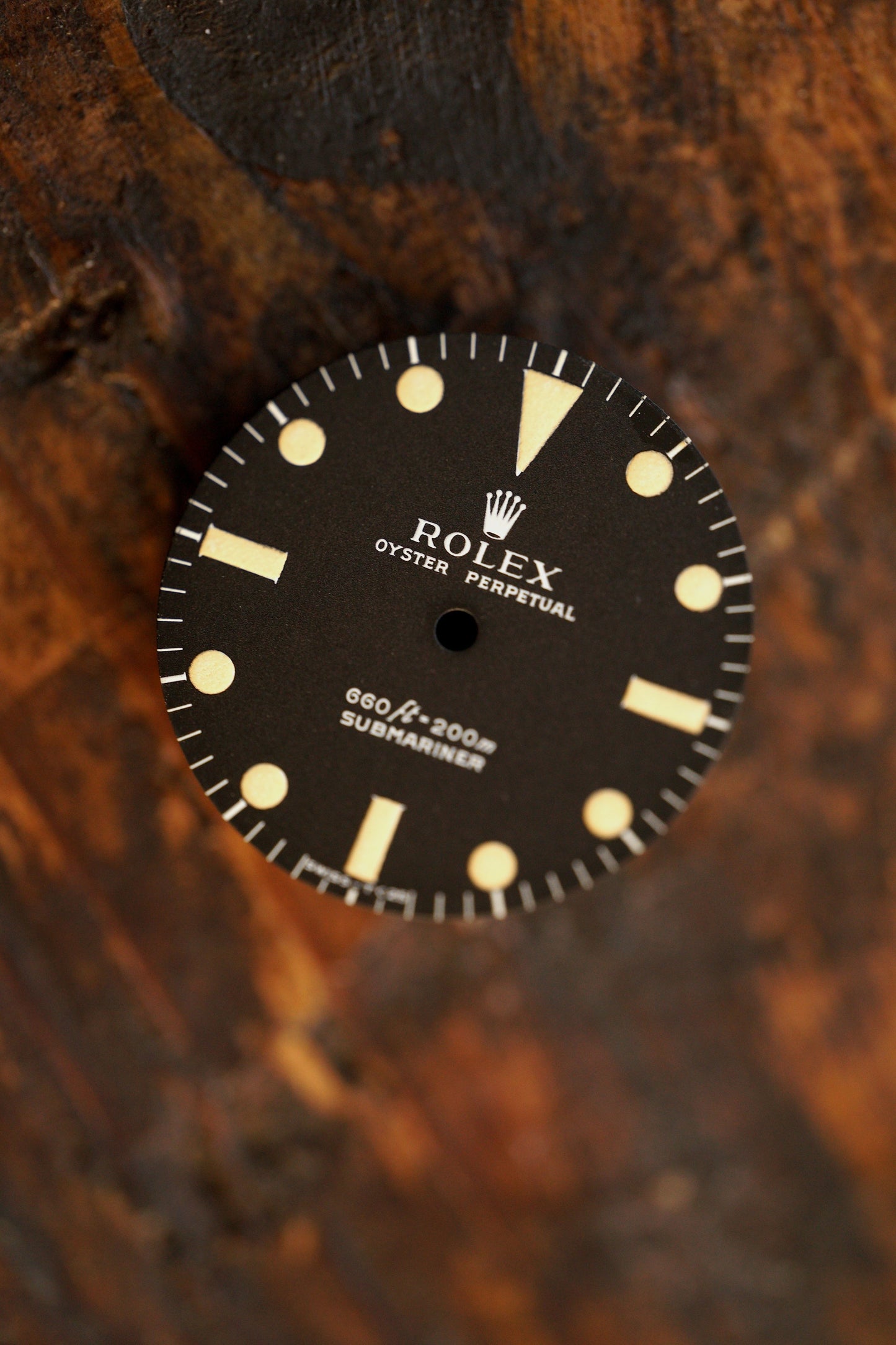Rolex matte dial Serif /  Seriph version for Submariner 5513 tritium