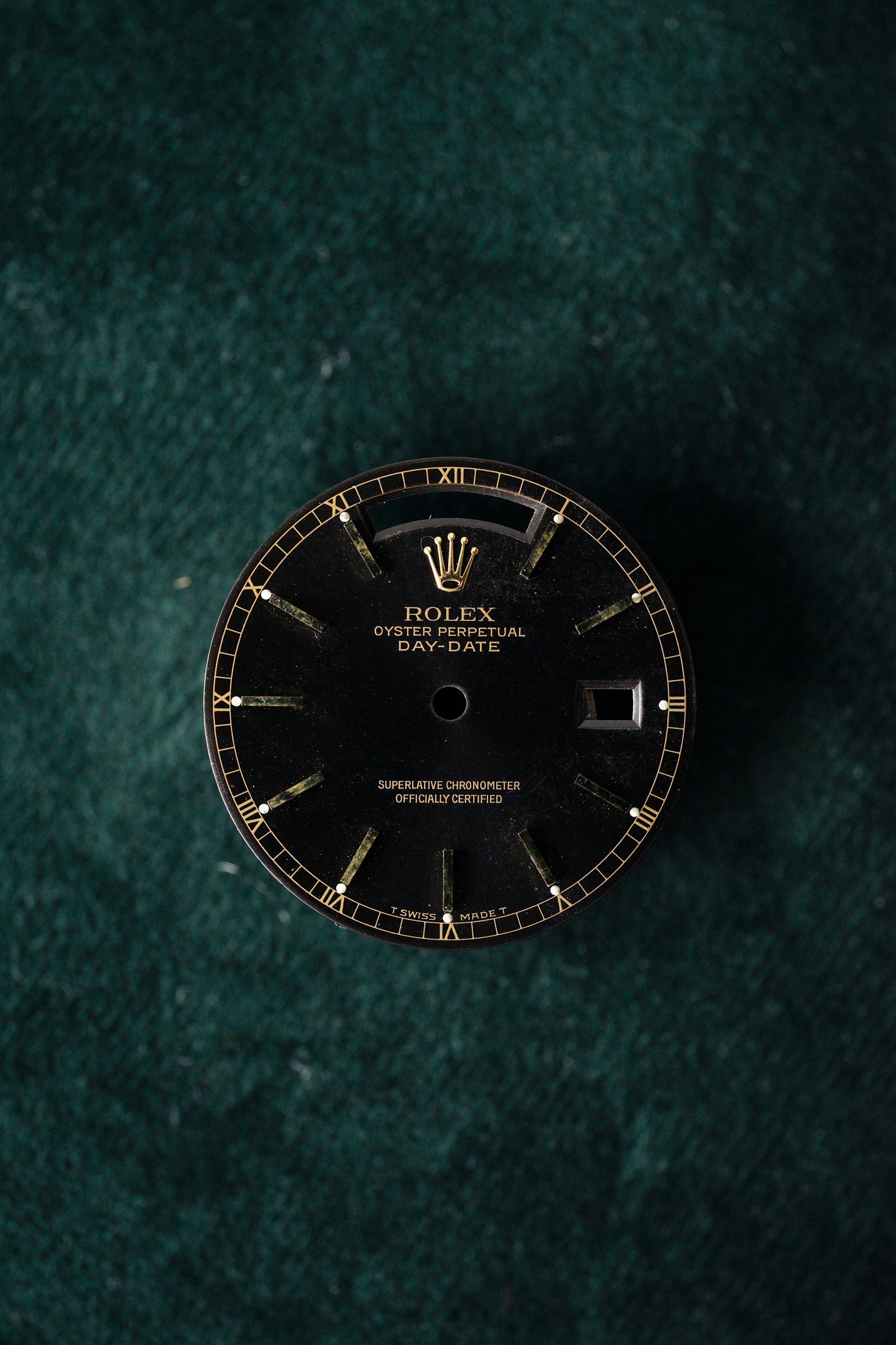 Rolex black dial for Day-Date 36 mm 18238 / 18038 and others