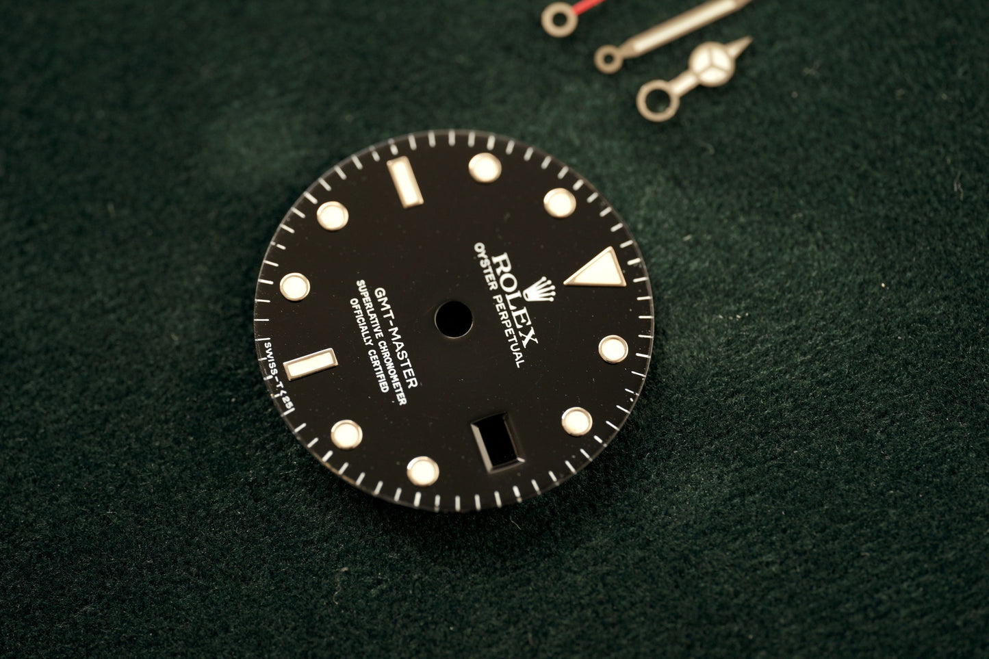 Rolex dial & hands for GMT-Master 16750 & 16700 Tritium Patina