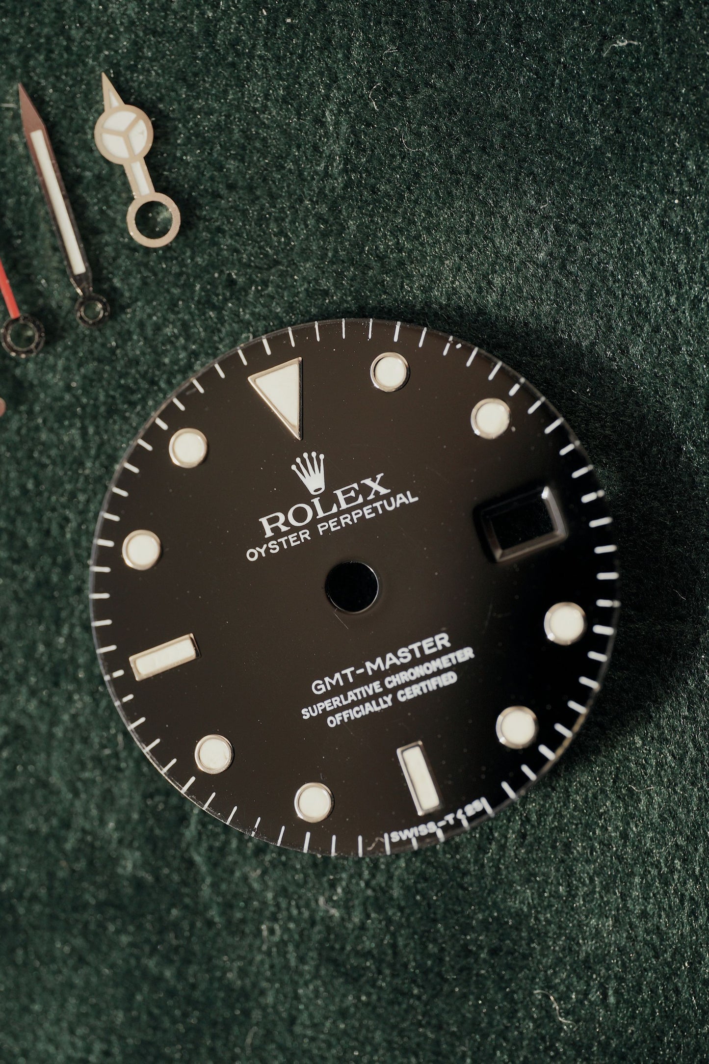 Rolex dial & hands for GMT-Master 16750 & 16700 Tritium Patina