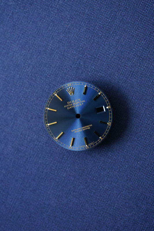 Rolex NOS blaues Zifferblatt für OP Datejust 36 mm Tritium für 16233 / 16238 und andere