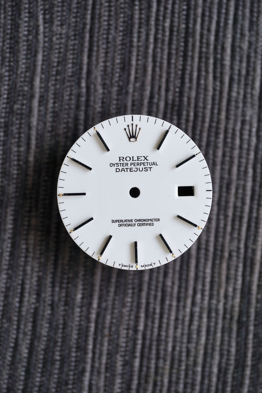 Rolex Zifferblatt weiß für OP Datejust 36mm Tritium 16234 | 16014 | 16200 und andere