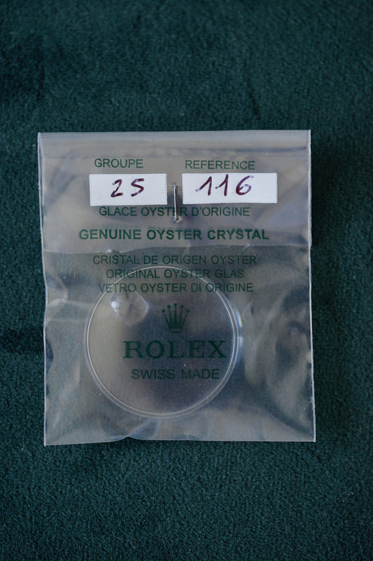 Rolex NOS sealed Plexi Glas 25-116 für Gmt-Master 1675 / 16750 und Explorer 1655