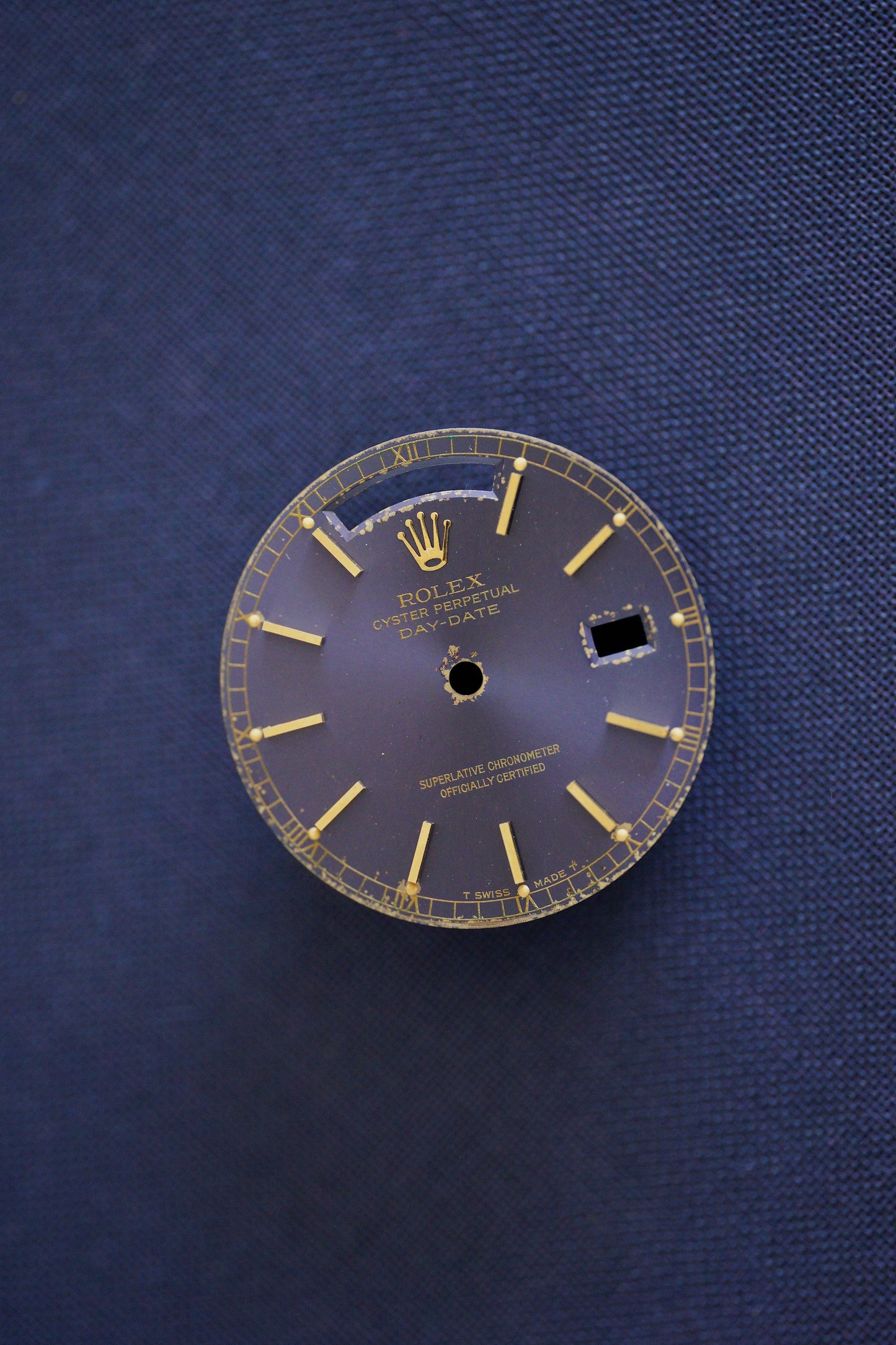 Rolex Zifferblatt blau für Day-Date 36 mm 18238 | 18038 und andere Tritium