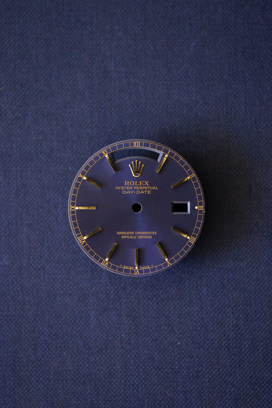 Rolex Zifferblatt Blau für Day-Date 36 mm 18238 / 18038 / 118238 und andere Tritium