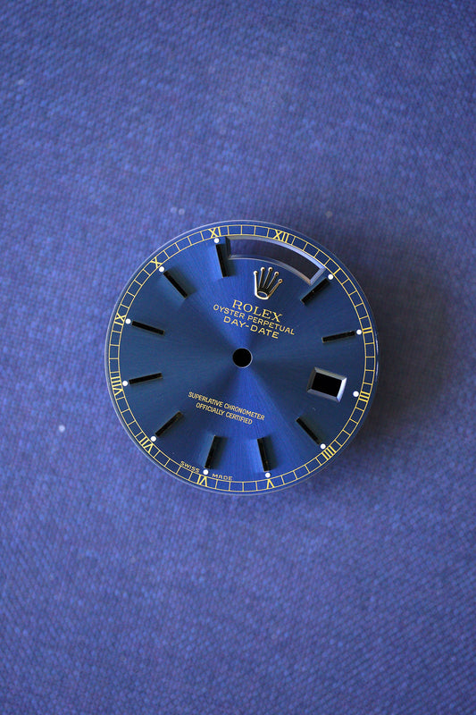 Rolex Zifferblatt Blau für Day-Date 36 mm 18238 | 18038 und andere Luminova