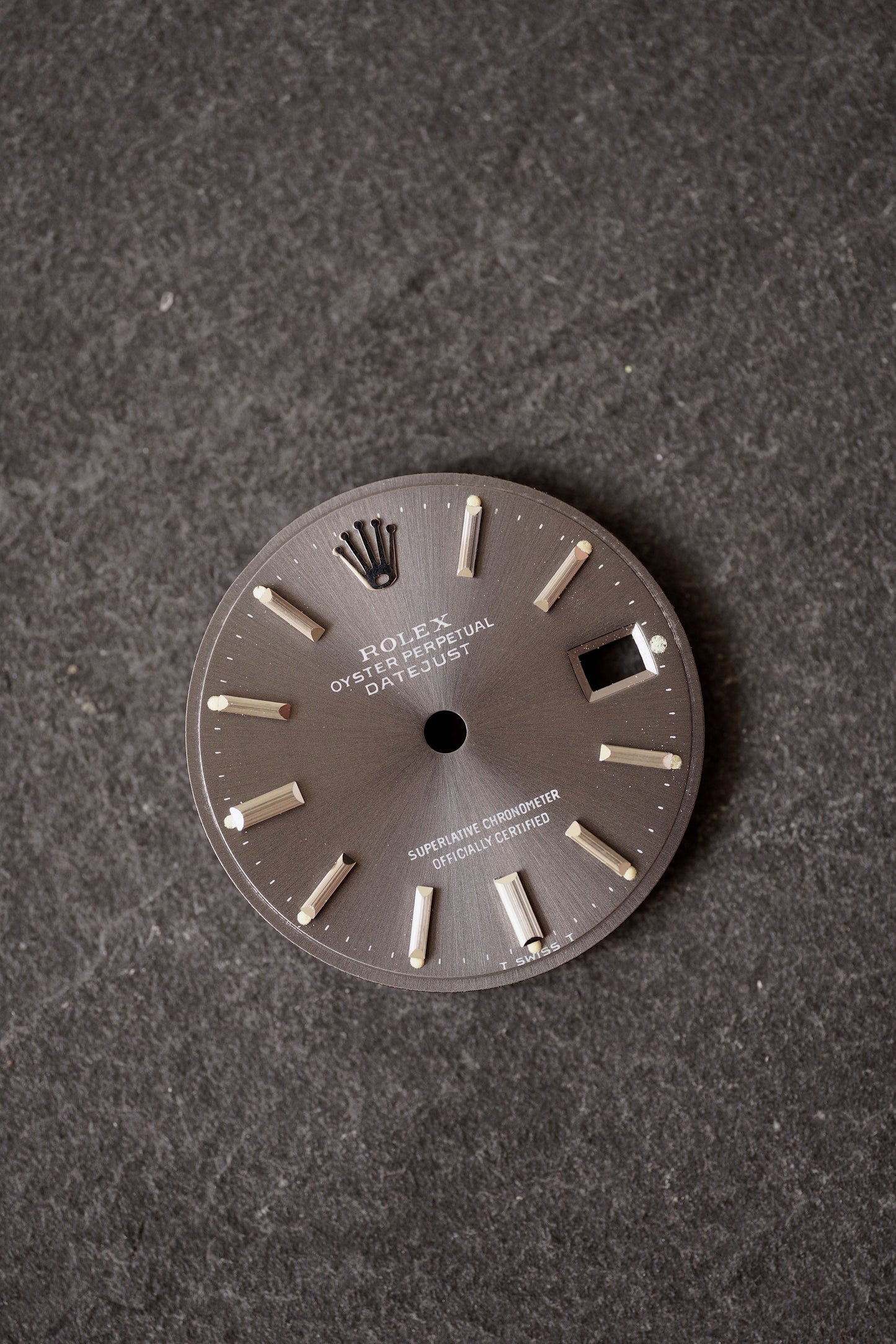 Rolex Lady Datejust 26 mm Zifferblatt grau für 6917 | 69178 | 69173 Tritium