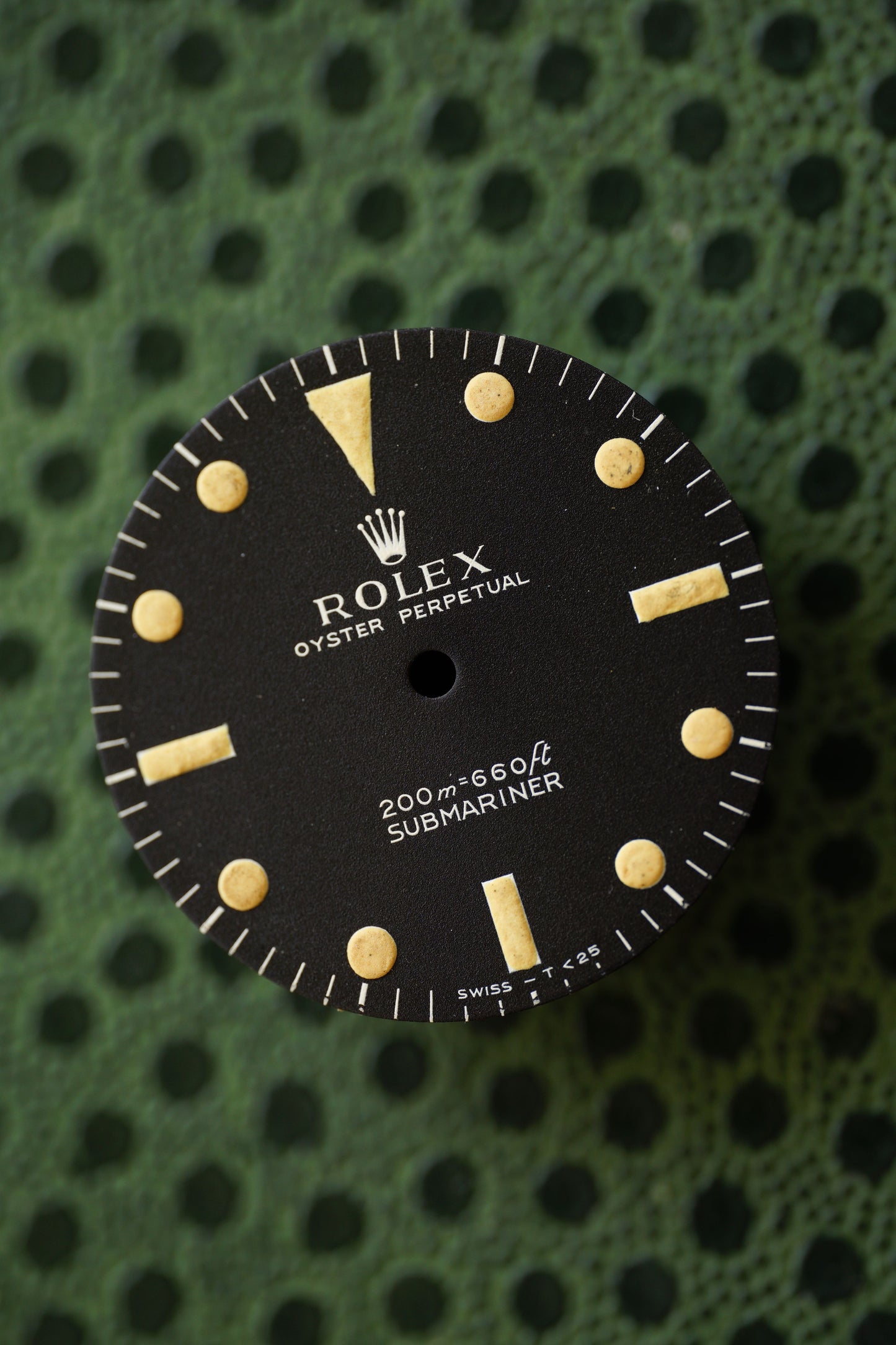 Rolex Zifferblatt matt "meter | meters first" für Submariner 5513 Tritium Version