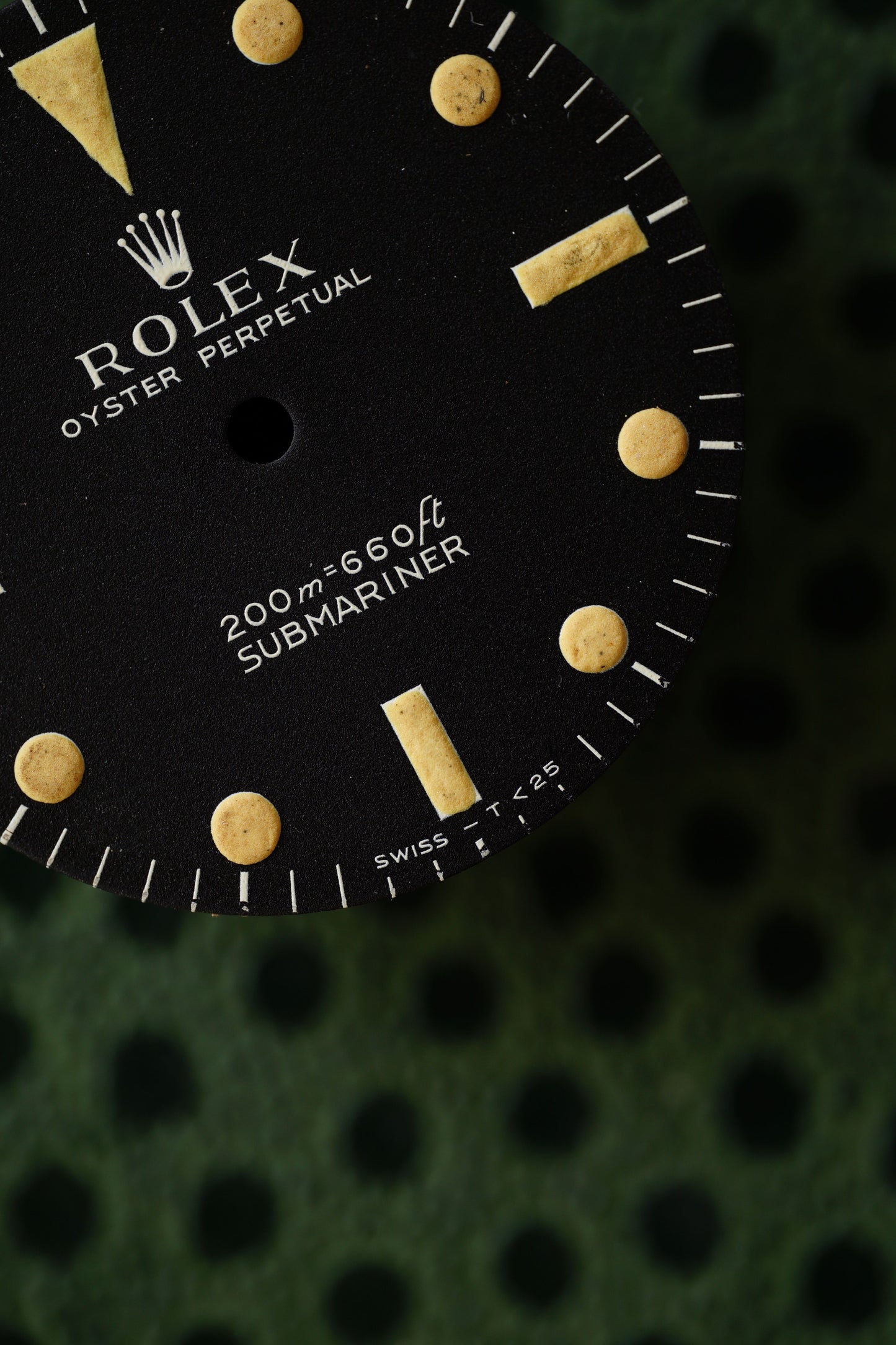Rolex Zifferblatt matt "meter | meters first" für Submariner 5513 Tritium Version