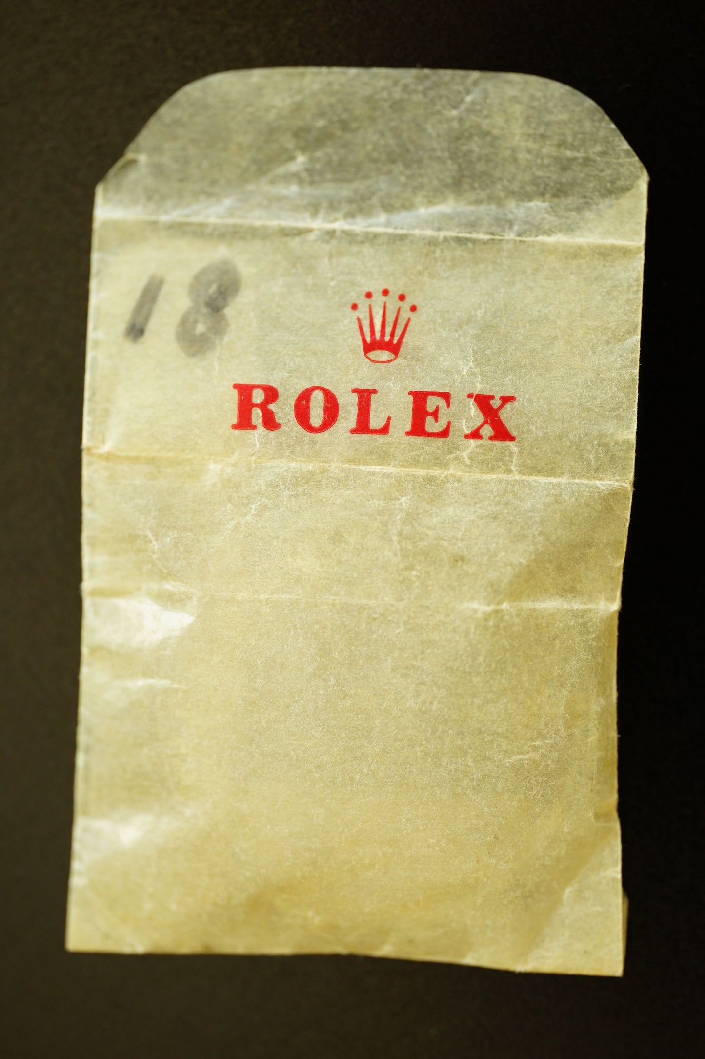Rolex NOS Plexi Glas (T) 18 für Submariner 6536 (007 James Bond) Frist Superdome Plexi