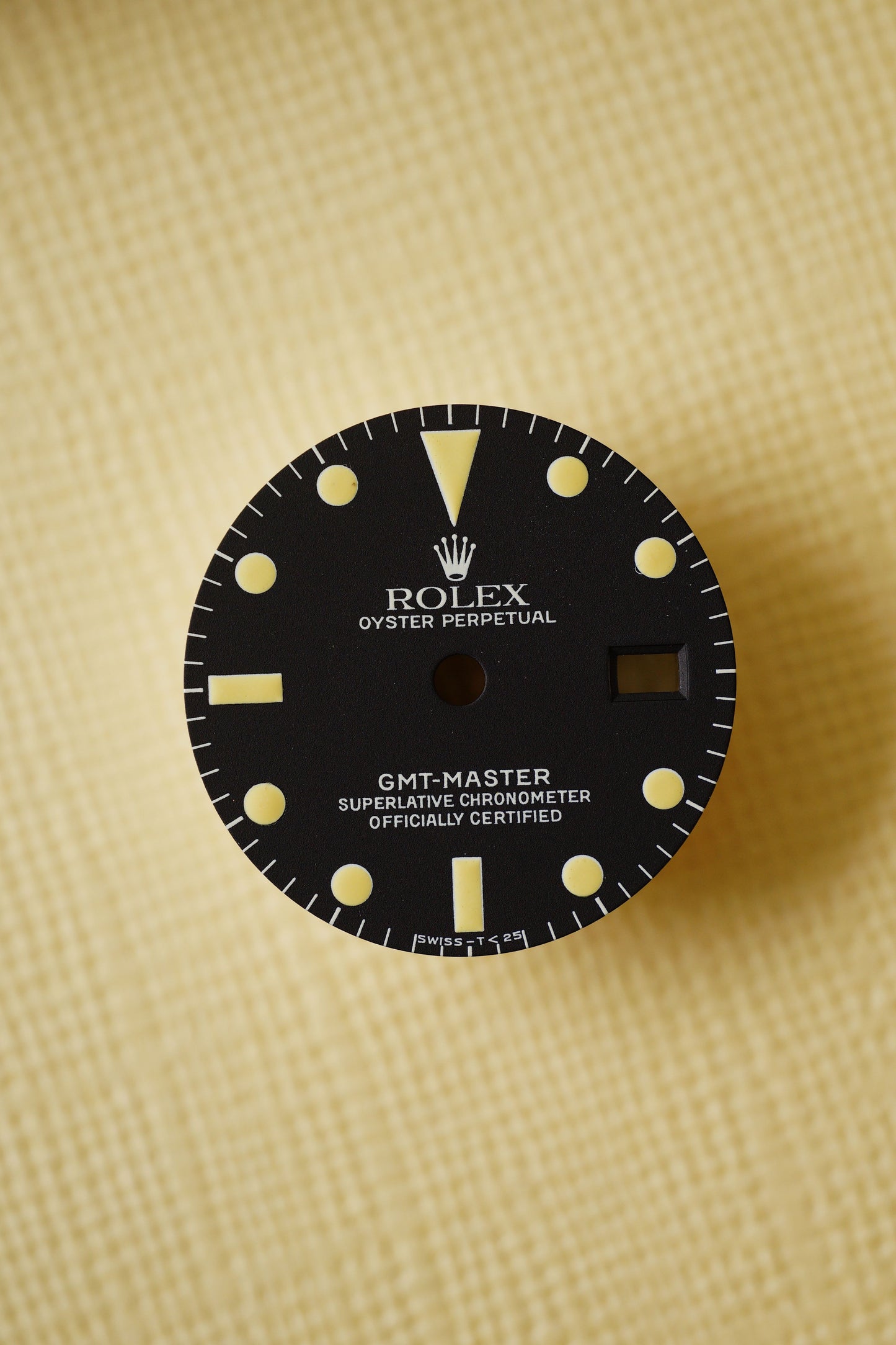 Rolex NOS Service Tritium matte Dial for GMT-Master 1675