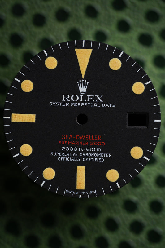 Rolex ‘Matte double red MKIII Dial’ dial for Sea-Dweller 1665