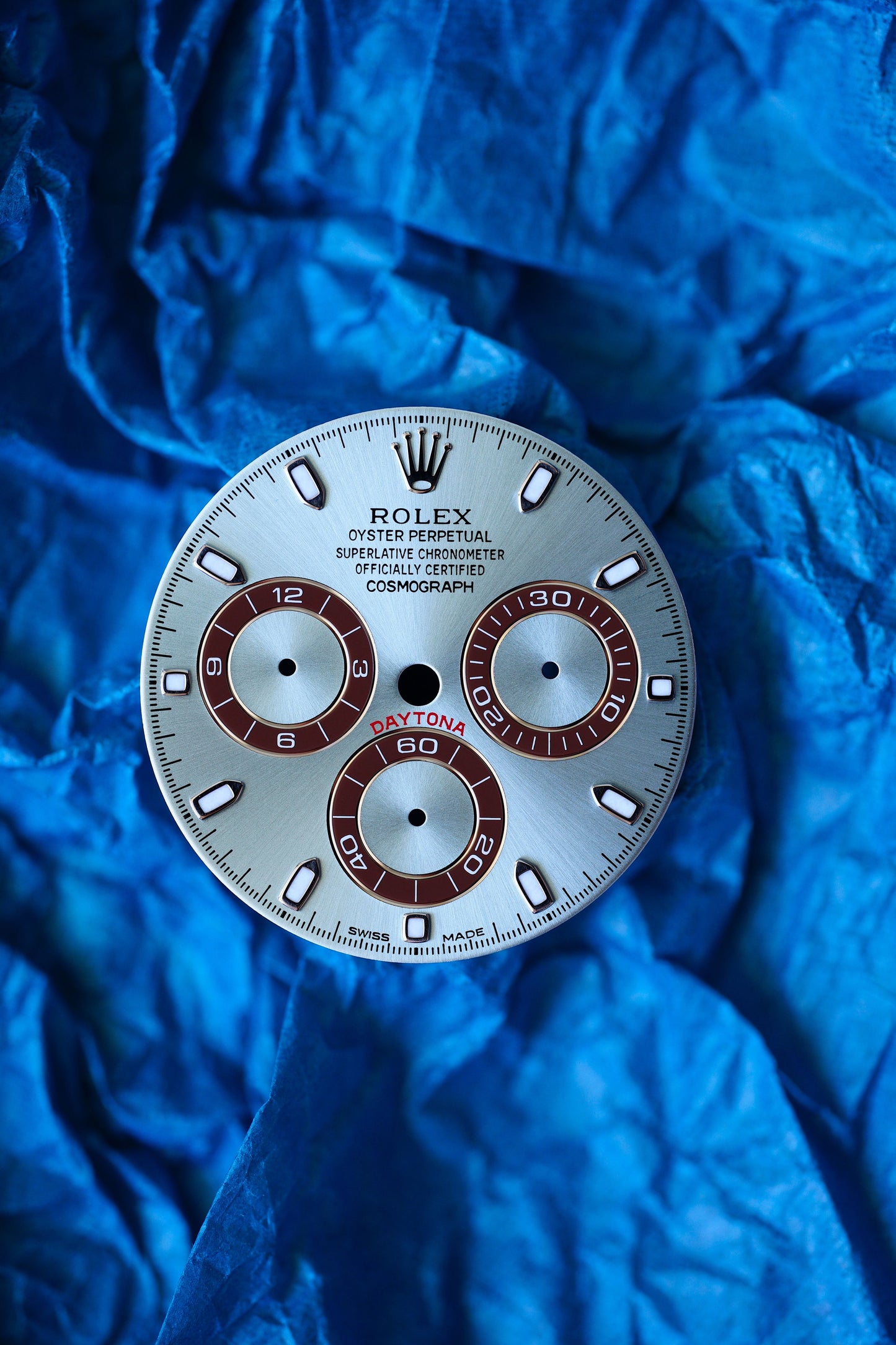 Rolex ice blue dial for Platin Daytona 116506 | 116520 | 116509 and others