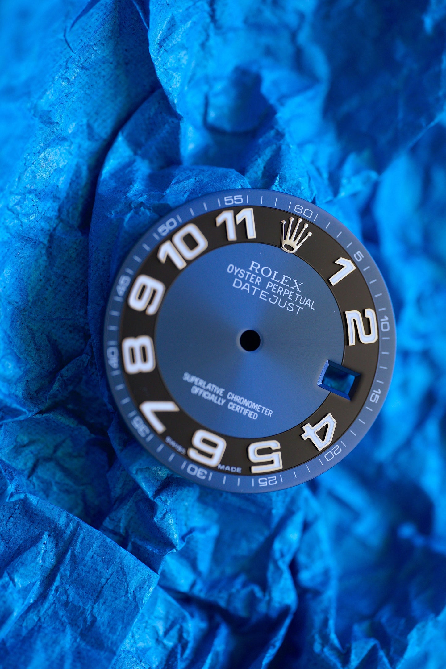 Rolex "Blue Arabic Dial" Zifferblatt blau für Datejust 36 mm 116200 | 116234 und andere