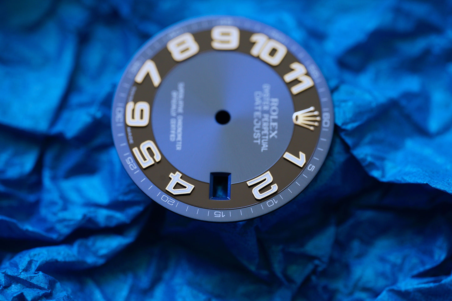 Rolex "Blue Arabic Dial" Zifferblatt blau für Datejust 36 mm 116200 | 116234 und andere