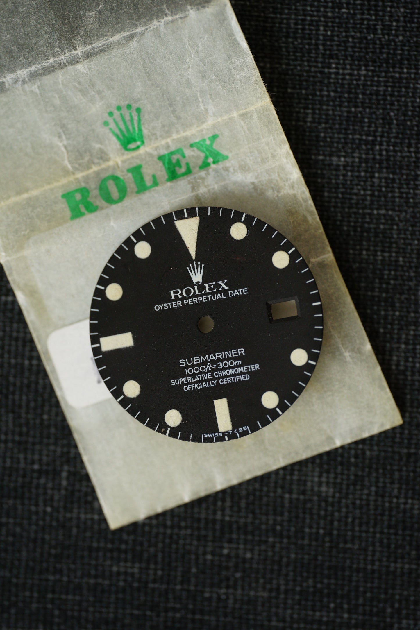 Rolex Zifferblatt matt für Submariner 16800 Tritium