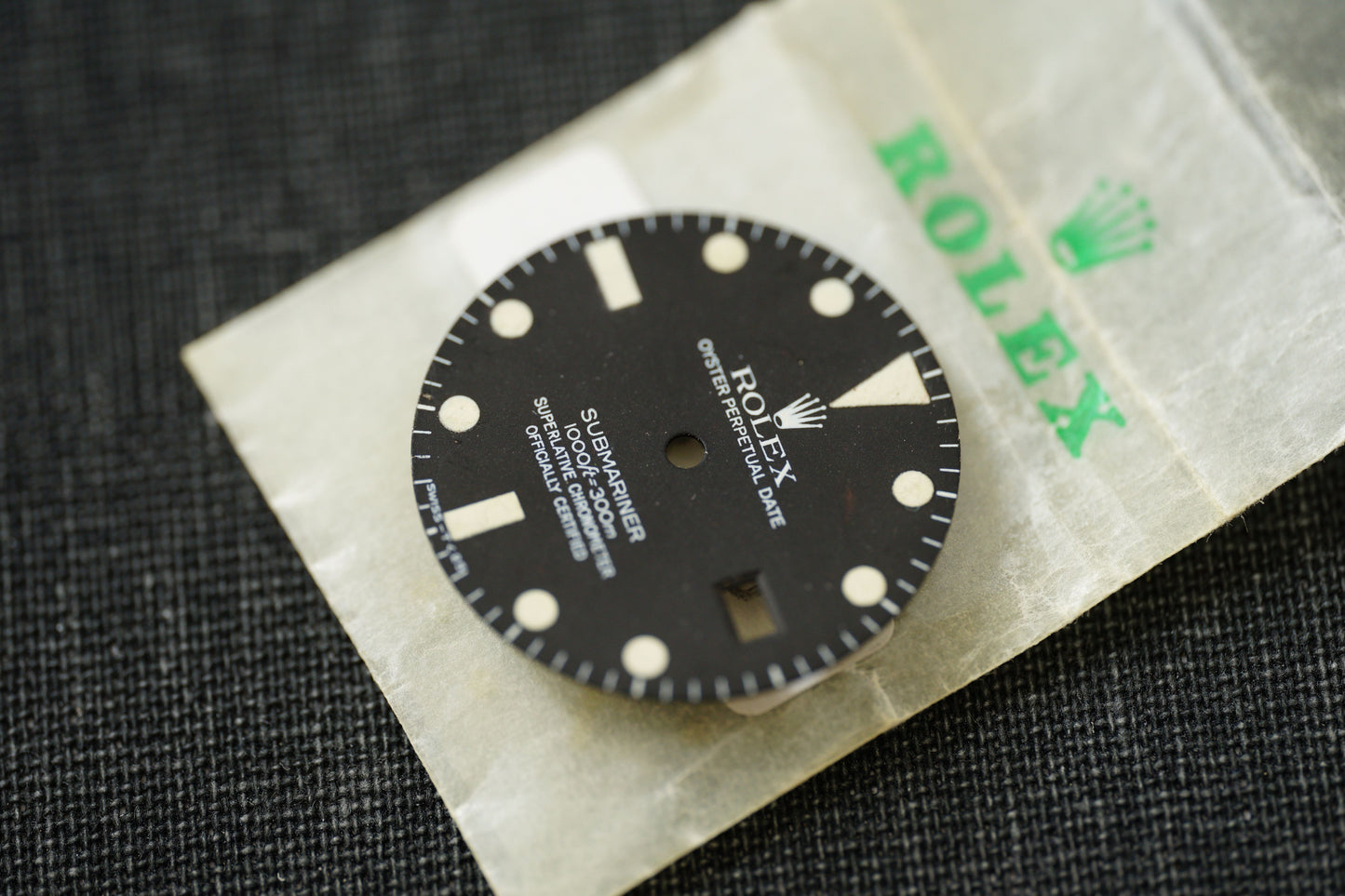 Rolex matte dial for Submariner 16800 Tritium