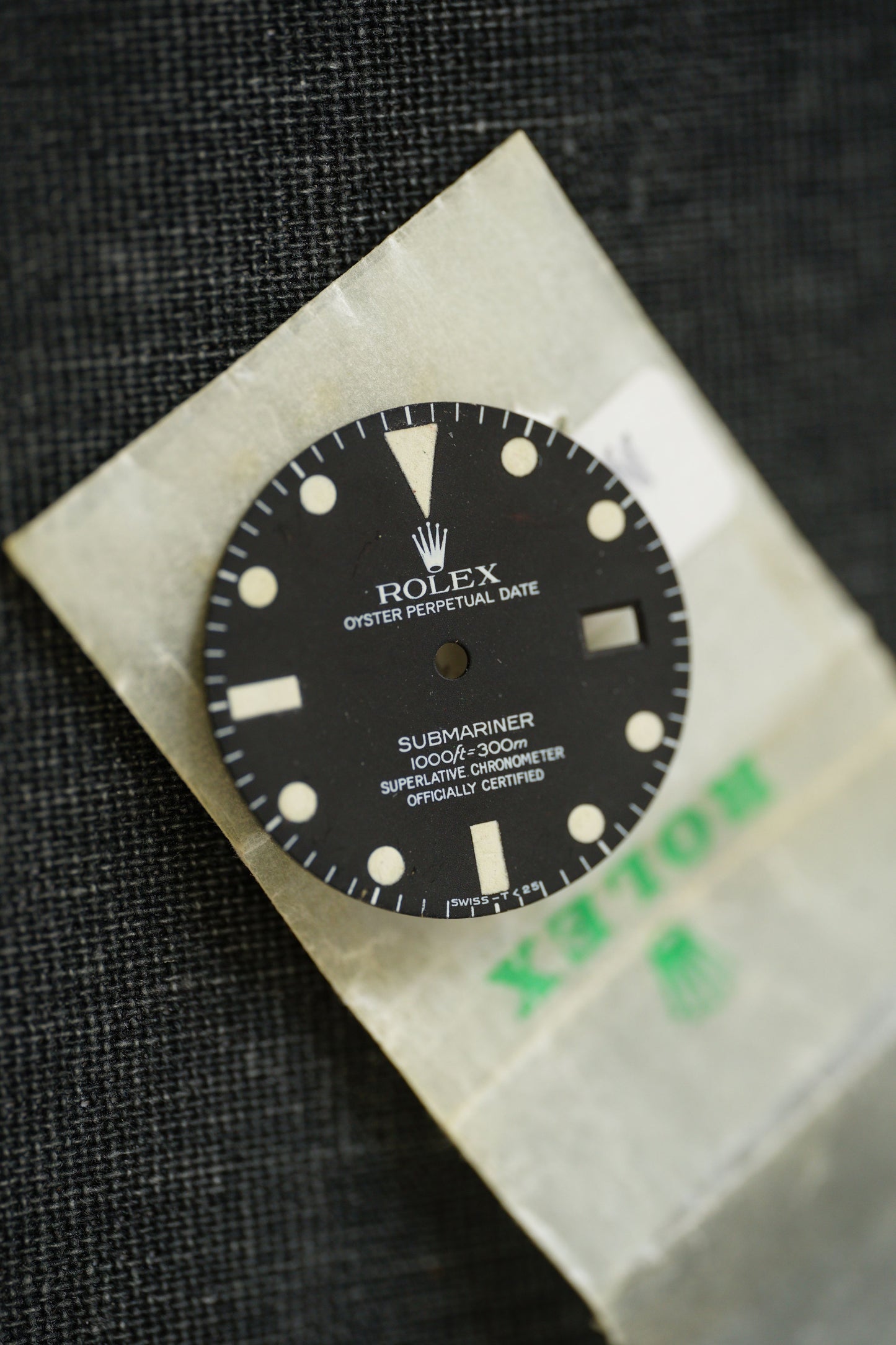 Rolex matte dial for Submariner 16800 Tritium