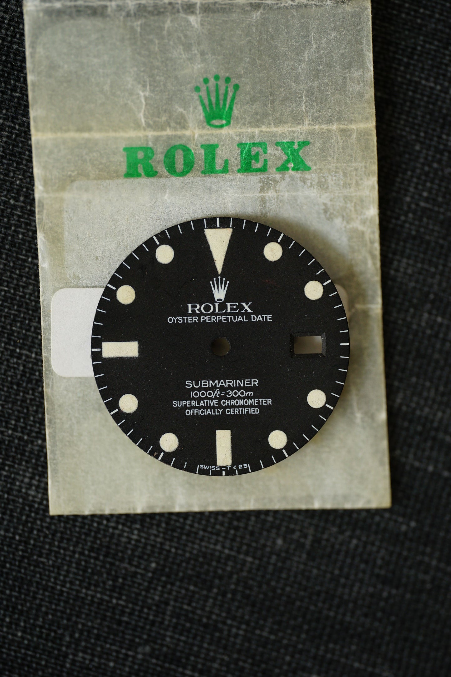 Rolex Zifferblatt matt für Submariner 16800 Tritium