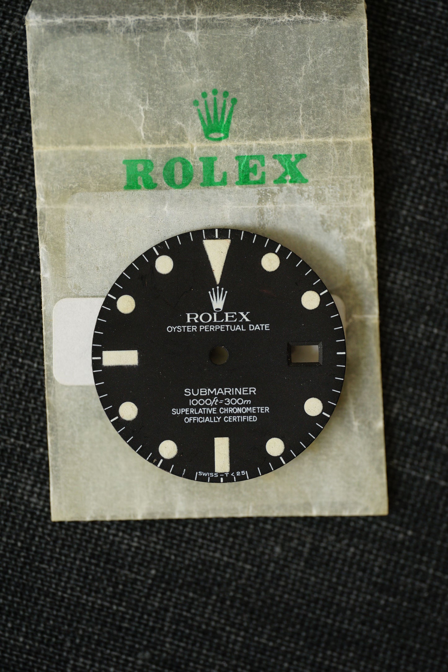 Rolex matte dial for Submariner 16800 Tritium