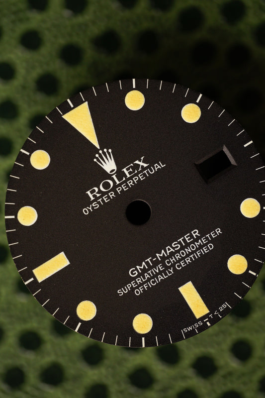 Rolex Zifferblatt matt für GMT-Master 16750 Tritium