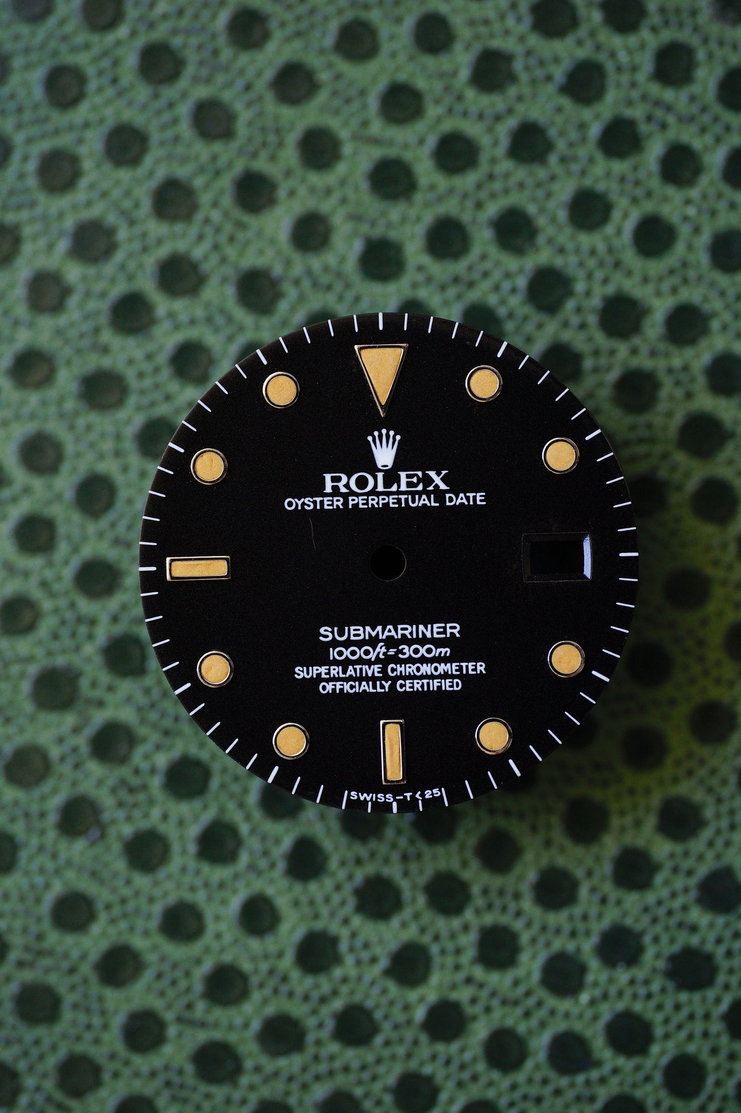 Rolex Zifferblatt für Submariner Date 16800 | 168000 | 16610 mit starker Tritium Patina