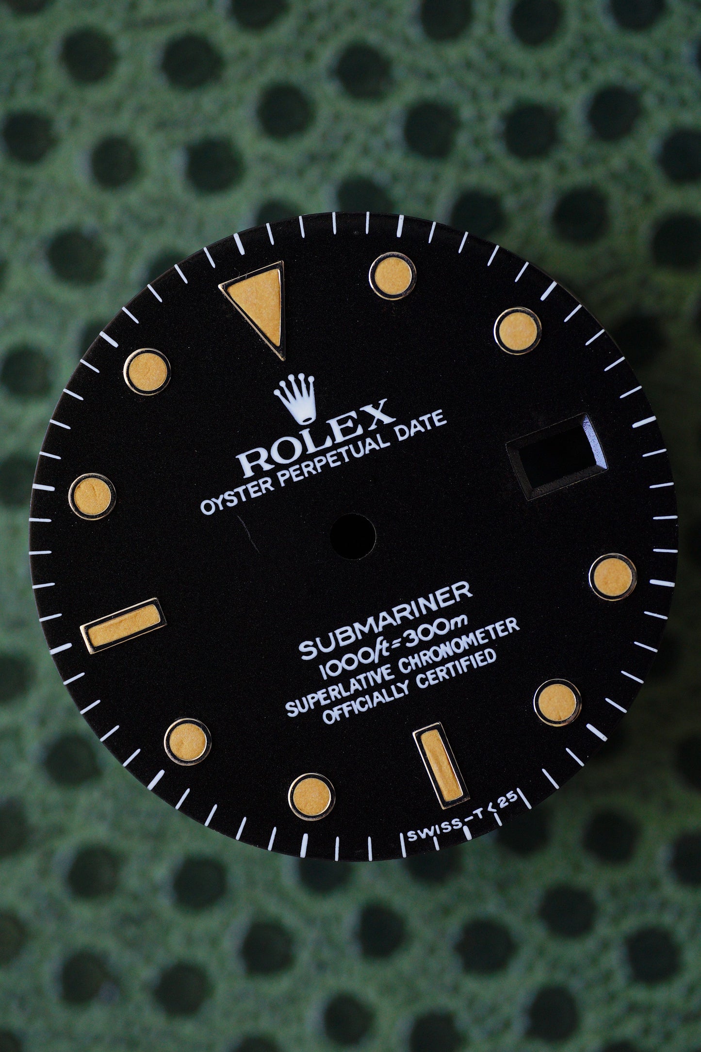 Rolex Zifferblatt für Submariner Date 16800 | 168000 | 16610 mit starker Tritium Patina