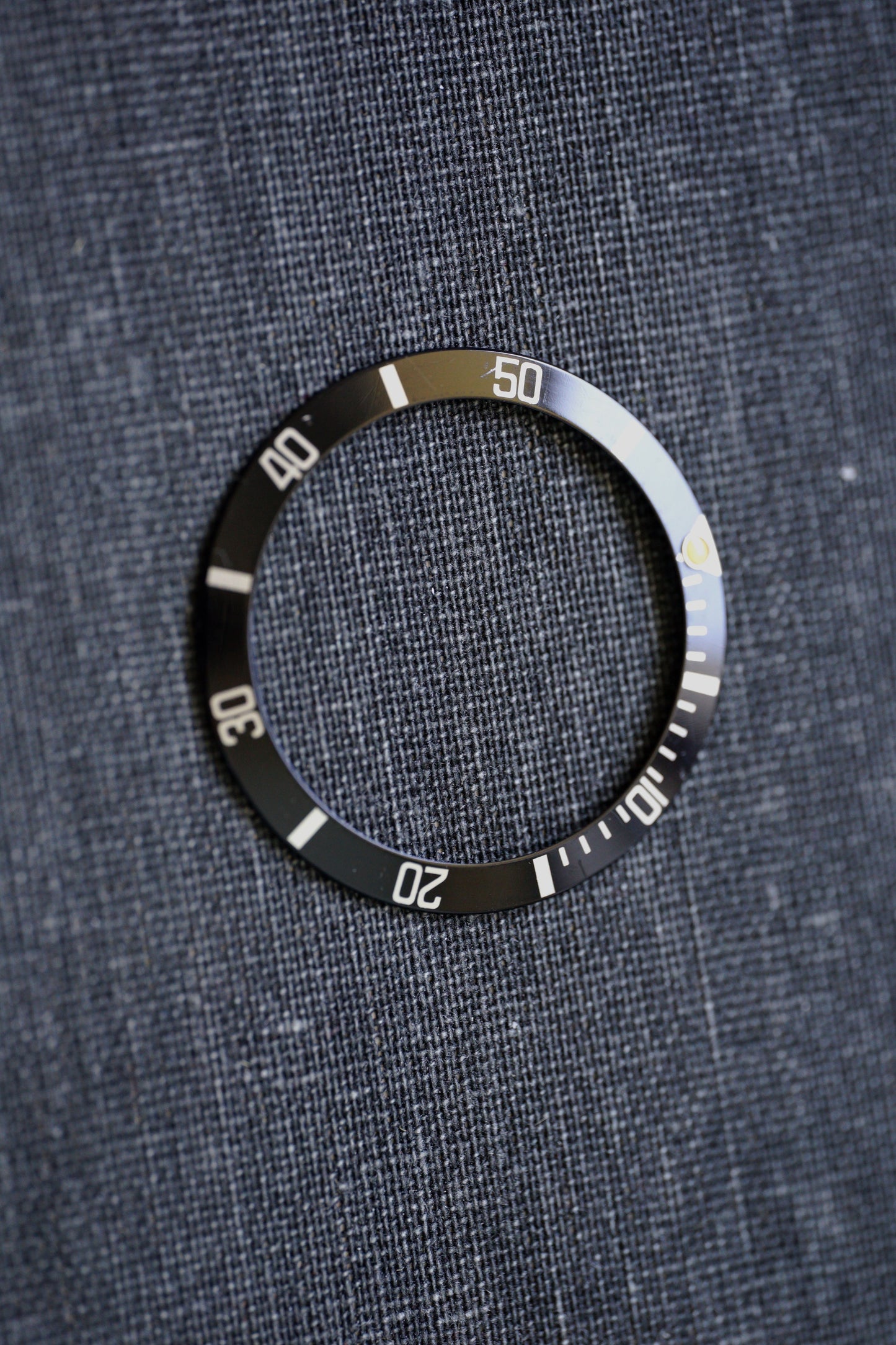 Rolex Inlay | Insert | Einlage Tritium schwarz für Submariner Saphir 16610 | 16800 | 168000