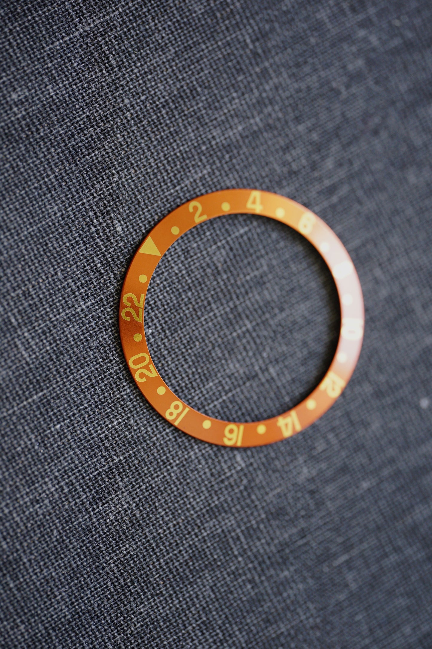 Rolex Inlay | Insert for GMT Master 16753 | 16758 | 16713 | 16718 orange