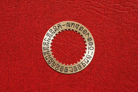 Rolex Datumscheibe für ca.  1525, 1535, 1570, 1565, 1575   "open 6 & 9" (date disc)