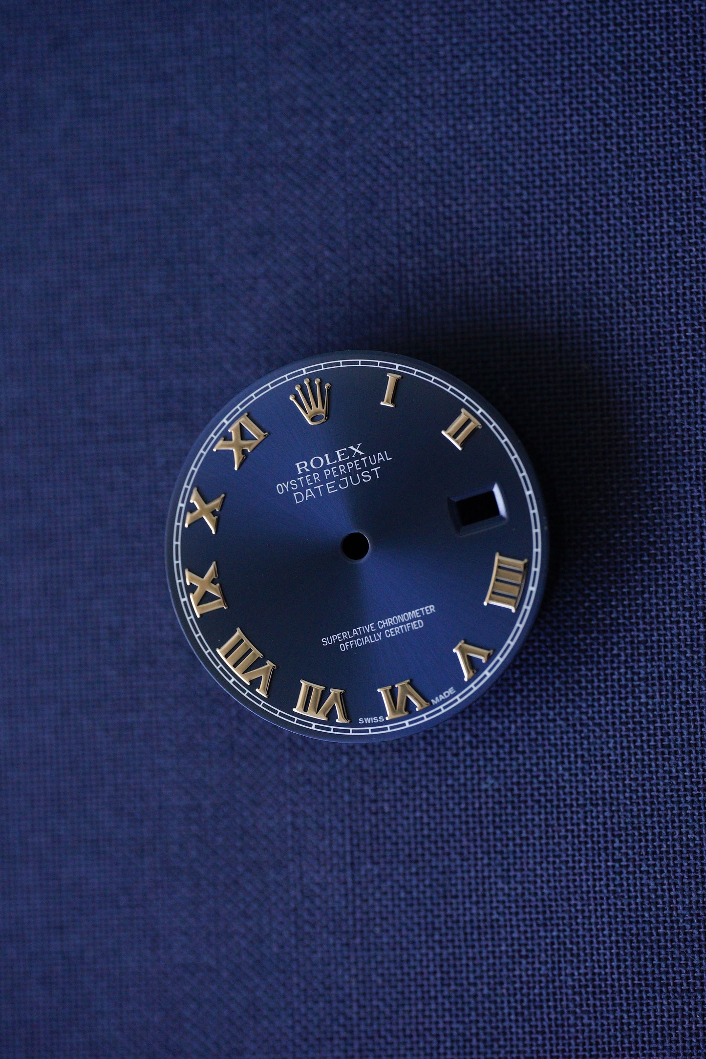 Rolex Zifferblatt blau (blue roman) für Oyster Perpetual Datejust 36mm  16234 | 16014 | 16200