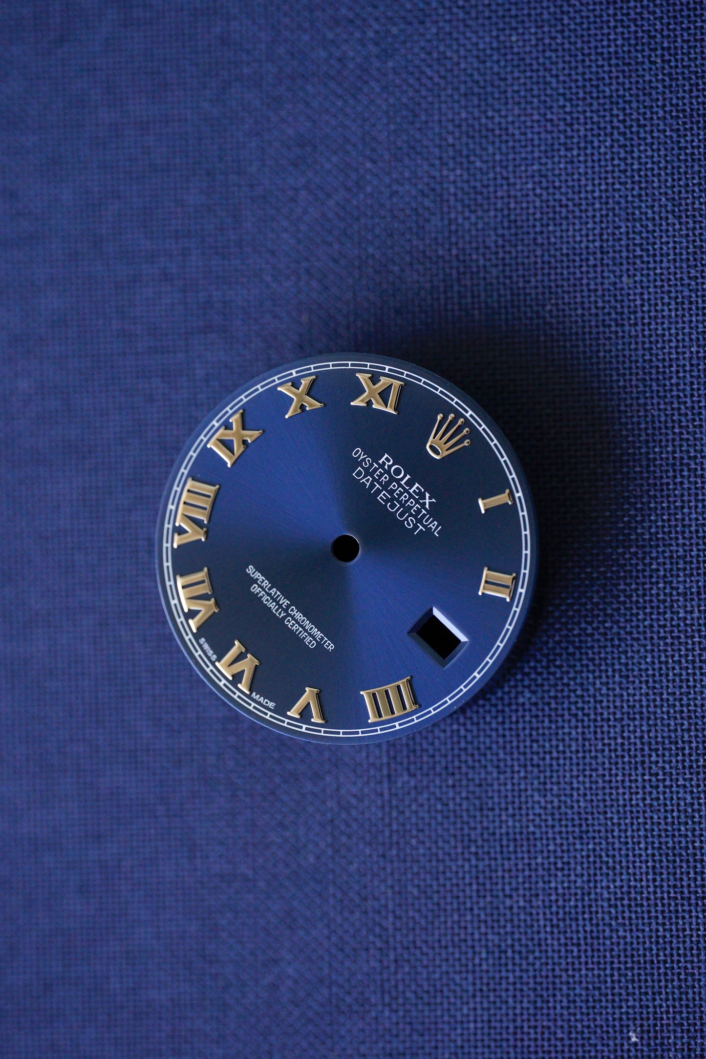 Rolex Zifferblatt blau (blue roman) für Oyster Perpetual Datejust 36mm  16234 | 16014 | 16200