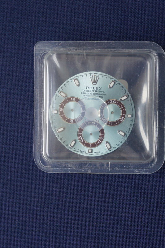Rolex NOS ice blue dial for Platin Daytona 116506 / 116520 / 116509 and others
