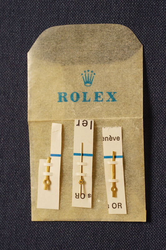 Rolex NOS Zeigersatz / handset für Day-Date 36 mm 18238 / 18038 und andere mit dunkler Patina